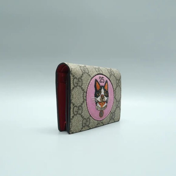 GUCCI Brown Canvas Wallet 326-021025 - Picture 3 of 12